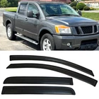 Fit 2004-2015 Nissan Titan Crew Cab Window Visors Sun Vent Shade Rain Guards New. Price: $29.99.