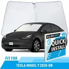 Front Auto Windshield Cover Car Sun Shade For 2020-2026 Tesla Y New. Price: $27.29.