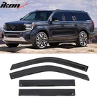 Fits 18-26 Ford Expedition Lincoln Navigator Window Visors Sun Deflector Tape-on New. Price: $28.99.