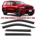 Rain Guards Vent Visors Shade For 2011-2026 Dodge Durango Shatterproof New. Price: $62.99.