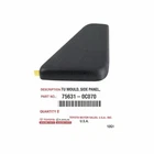 Genuine Oem Stone Deflector For Toyota Tundra SR5 19-21 756310C070 New. Price: $28.46.
