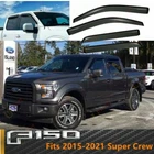Ford F-150 2015-21 Super Crew Window Visor Vent Shield Rain Guard Deflector New. Price: $39.99.