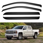 Window Visors Rain Guards For 2014-2018 Silverado/sierra Crew Cab, Smoked New. Price: $52.80.