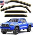 In-channel Window Visors Rain Guards For 2016-2023 Toyota Tacoma Double Ca 4 Pcs New. Price: $97.19.