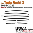 Wellvisors Window For Tesla Model X 2016-2026 Smoke Tint Premium Series New. Price: $109.99.