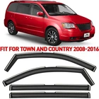 Side Window Deflectors Rain Guards For 2008-2016 Chrysler Town And Country New. Price: $59.39.