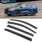 For 19-23 Hyundai Santa Fe Low Profile Style Tape-on Window Visors Guards 4PCS New. Price: $34.99.