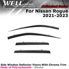Wellvisors For 2021-2026 Nissan Rogue Window Rain Guards Chrome Trim New. Price: $86.99.