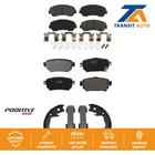 Front Rear Semi-metallic Brake Pads And Parking Shoes Kit For Nissan Rogue Sport New. Price: $88.31.