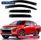 Rain Guards Fit For 2015-2023 Mitsubishi L200 Double Cab, Out-channel Window New. Price: $81.45.