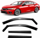 For Honda Civic Hatchback 22-26 In-channel Window Visors Deflectors Rain Guards New. Price: $56.50.