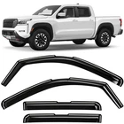 Sun Rain Visors Wind Guards For 2022-2026 Nissan Frontier Crew Cab New. Price: $69.99.