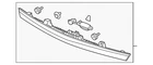 Genuine Acura Lift-gate Finish Panel 74890-TZ5-A02 New. Price: $799.64.