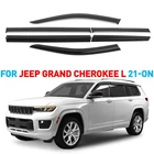 Rain Guards Vent Visors Shade For 2021-2026 Jeep Grand Cherokee L New. Price: $68.24.