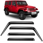 Voron Glass Window Sun Visors For Jeep Wrangler Jk 2007-2018 Tape-on 4 Pcs New. Price: $59.99.