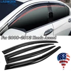 For Honda Accord 08-12 4 Pieces Window Visors Smoke Acrylic Sun Rain Guard New. Price: $23.58.