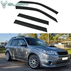 Fits 09-13 Subaru Forester Acrylic Window Visors Rain Guard Deflector Tape On New. Price: $27.85.