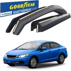 Sun Rain Visors Wind Guards For 2012-2015 Honda Civic Sedan New. Price: $99.99.