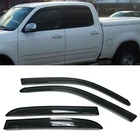 Smoke Window Vent Visor Rain Guard Fit Toyota Tundra Double Cab 2004 2005 2006 New. Price: $29.99.