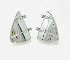 Vintage Style Set Of Stainless Steel Breezies Wing Window Deflector New. Price: $17.95.