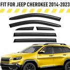 Rain Guards Vent Visors Shade For 2014-2023 Jeep Cherokee Shatterproof New. Price: $57.74.