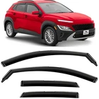 Sun Rain Visors Wind Guards For 2018-2023 Hyundai Kona Shatterproof New. Price: $59.99.