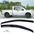 Fits 04-15 Nissan Titan King Extended Cab Window Visors Rain Sun Guard Deflector New. Price: $28.99.