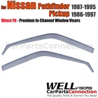Wellvisors In-channel Window 2PC For Nissan Pickup 86-97 Pathfinder 87-95 New. Price: $74.99.
