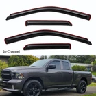 In-channel Rain Guard Window Visor For Ram 1500 Classic Extended Cab Quad New. Price: $42.97.