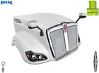 Fiberglass Hood W/chrome Grille & Extras Compatible With Kenworth T680 2013-2021 New. Price: $5399.99.