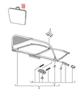 Audi A5 Cabriolet RS5 Qu. Quattro 8F7 Pocket 8F0862965C 10-16 New. Price: $71.35.