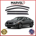 Out-channel Window Vent Visor Rain Guards Deflectors For Honda Civic 2016-2021 New. Price: $31.90.