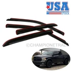 In-channel Window Vent Visor Sun Rain Guard For 2010-2018 Ram 1500 2500 Crew Cab New. Price: $30.46.