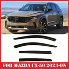 Smoke Tinted Window Visors Deflectors Rain Guards For Mazda CX-50 2023-2026 New. Price: $55.20.