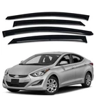 Tape-on Window Visor Side Deflector For 2011-2016 Hyundai Elantra Sedan New. Price: $42.95.