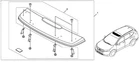 2017-2022 Honda Cr-v Genuine Moonroof Visor Deflector Oem 08R01-TLA-101 New. Price: $182.64.