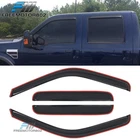 99-16 Ford F250-F550 Super Duty Crew Cab Channel Window Visors Rain Shade New. Price: $28.99.