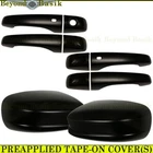 For 2011-2023 Chrysler 300 Matte Black 4 Door Handles W/smtk+mirror Covers No Ts New. Price: $59.46.
