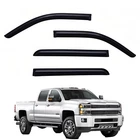 Ylscoo Window Visors Rain 2014-2018 Silverado 1500 Crew Cab, Dark Smoke New. Price: $51.00.