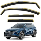 Window Rain Guards 4PC Fit 2022-2026 Hyundai Tucson Black Durable Deejecsun 2023 New. Price: $89.99.