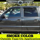 2001-2005 2006 Chevy Silverado Crew Cab 4PC Smoke Door Vent Visor Rain Guards New. Price: $32.98.