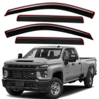In-channel Window Visor For 2019-2025 Chevy Silverado Gmc Sierra Crew Cab Pickup New. Price: $42.99.