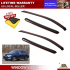 In-channel Smoke Window Visor For Nissan Rogue 2014-2020 Rain Guards Deflector New. Price: $26.99.