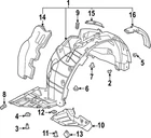 Genuine Nissan Air Guide 62822-5MR0A New. Price: $116.47.