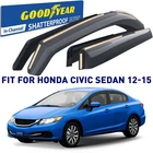 Side Window Deflectors Rain Guards For 2012-2015 Honda Civic Sedan New. Price: $98.99.