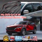In-channel Vent Window Visors Sun Guard Shade Deflectors For 2020-22 Mazda CX-30 New. Price: $45.59.