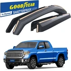 Sun Rain Visors Wind Guards For 2007-2021 Toyota Tundra Double Cab New. Price: $99.99.