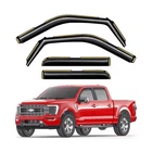 In-channel Window Rain Guards Fit Truck Ford F150 2021-2026 Supercrew Ext... New. Price: $59.92.
