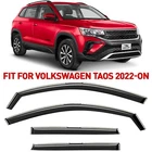 Side Window Deflectors Rain Guards For 2022-2026 Volkswagen Taos Shatterproof New. Price: $59.39.