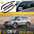 Fits Honda Cr-v Crv 2012-16 In-channel Vent Window Visor Rain Guards Deflectors New. Price: $39.99.